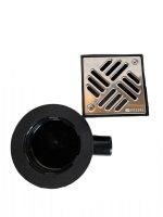 Sifon pardoseala KESSEL cu iesire laterala DN50, cu gratar inox design, sistem inchidere gratar - imagine 4