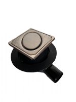 Sifon pardoseala KESSEL cu iesire laterala DN50, cu gratar inox Oval design, sistem antimiros epdm, si sita protectie - imagine 6