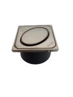 Sifon pardoseala KESSEL cu iesire laterala DN50, cu gratar inox Oval design, sistem antimiros epdm, si sita protectie - imagine 12